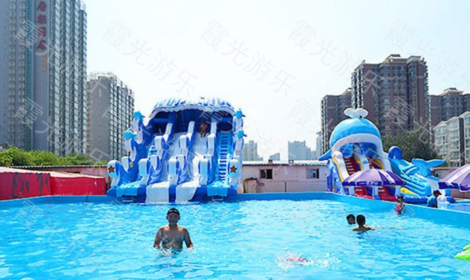 浦北水上乐园游泳池